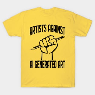 Artists Against AI Generated Art T-Shirt